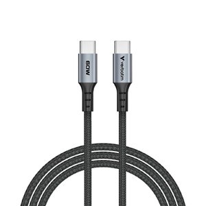 Кабель USB-C 120cm, Verbatim Sync & Charge, 60W, Black Кабель USB-C 120cm, Verbatim Sync & Charge, 60W, Black