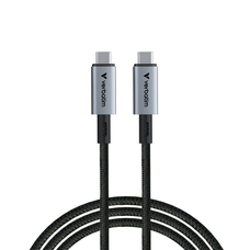 Кабель USB-C 1.2м, Verbatim Sync & Charge USB4, 240W, Black