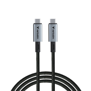 Кабель USB-C 1.2м, Verbatim Sync & Charge USB4, 240W, Black