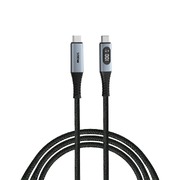Кабель USB-C to USB-C 1.2м, Verbatim Sync & Charge, 100W, Black Кабель USB-C to USB-C 1.2м, Verbatim Sync & Charge, 100W, Black