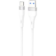Кабель USB (Type-C), Proove Light Silicone Plus 3A (1m), White