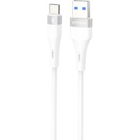 Кабель USB (Type-C), Proove Light Silicone Plus 3A (1m), White