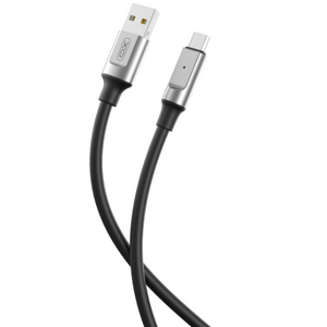 КабельType-C Cable XO, Brainded, NB251 6A, 1M, Black