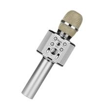 Karaoke Microphone  HOCO BK3 Silver, Wireless