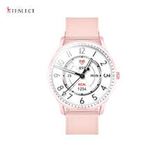 Смарт-часы Kieslect Lora, Leather Strap, Pink Смарт-часы Kieslect Lora, Leather Strap, Pink