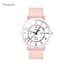 Смарт-часы Kieslect Lora, Leather Strap, Pink Смарт-часы Kieslect Lora, Leather Strap, Pink