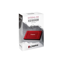 Портативный SSD - 1TB Kingston XS1000 BoC Red Портативный SSD - 1TB Kingston XS1000 BoC Red