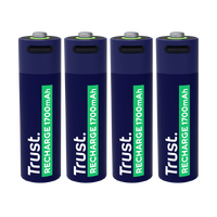 Комплект аккумуляторов Trust USB-C  AA 1700 mAh, 4 Pack