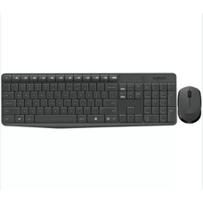 Комплект клавиатура+мышь Logitech MK235, EN/RU, Grey