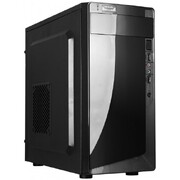 Корпус HPC D-03  mATX, 500W, Shiny Black