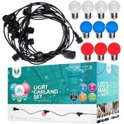 LED гирлянда Forever Light длиной 12 метров с 10 лампочками G45 LED гирлянда Forever Light длиной 12 метров с 10 лампочками G45