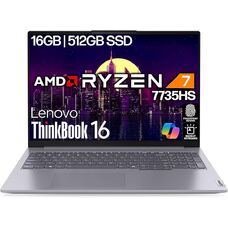 Ноутбук Lenovo ThinkBook 16 Gen 7 Grey (Ryzen 7 7735HS, 16GB, 512GB)