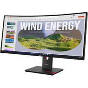 Монитор 34" LENOVO ThinkVision T34WD-40, Black, Curved-VA