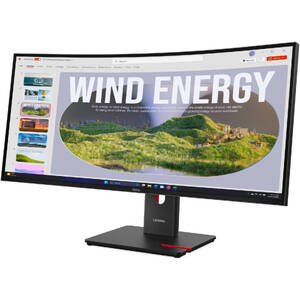 Монитор 34" LENOVO ThinkVision T34WD-40, Black, Curved-VA Монитор 34" LENOVO ThinkVision T34WD-40, Black, Curved-VA