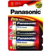 Батарейки щелочные D size  Panasonic PRO Power , Blister*2, LR20XEG/2BP