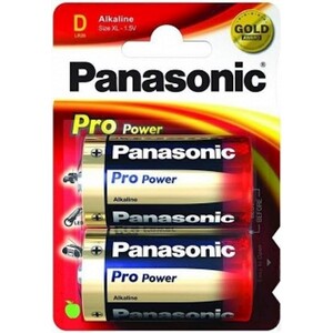 Батарейки щелочные D size Panasonic PRO Power , Blister*2, LR20XEG/2BP Батарейки щелочные D size Panasonic PRO Power , Blister*2, LR20XEG/2BP