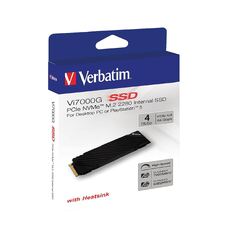 Накопитель M.2 NVMe SSD 4TB Verbatim Vi7000G w/Heatsink Накопитель M.2 NVMe SSD 4TB Verbatim Vi7000G w/Heatsink