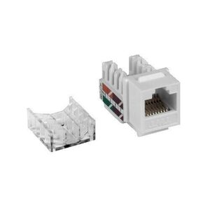 Модуль Keystone RJ45, Cat.5E, UTP, 90 градусов, белый Модуль Keystone RJ45, Cat.5E, UTP, 90 градусов, белый