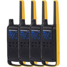Motorola Talkabout T82 Extreme quad-pack, Black/Yellow
