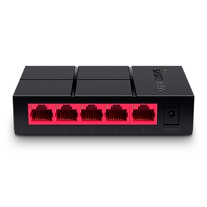 Гигабитный коммутатор 5-port MERCUSYS MS105G, Plastic Case Гигабитный коммутатор 5-port MERCUSYS MS105G, Plastic Case