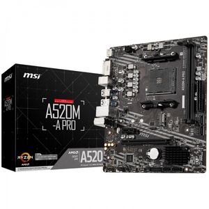 Материнская плата MSI A520M-A PRO, Socket AM4 Материнская плата MSI A520M-A PRO, Socket AM4