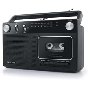 Колонка MUSE M-152 RC, Tuner FM, Cassette Recorder, Black