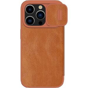 Чехол Nillkin Apple iPhone 15 Pro, Qin Pro Brown Чехол Nillkin Apple iPhone 15 Pro, Qin Pro Brown
