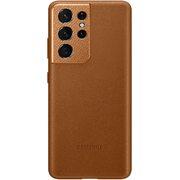 Чехол Original Samsung Leather cover Galaxy S21+, Brown
