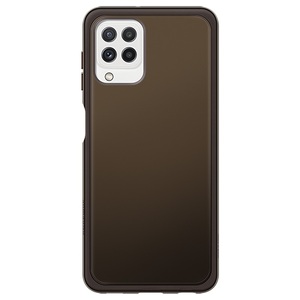 Original Samsung Soft Clear cover Galaxy A22, Black