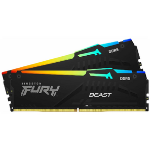 Память 16GB (2х8GB) DDR5-6000  Kingston FURY Beast DDR5 RGB EXPO