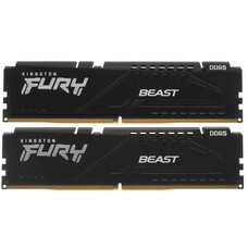 Память 32GB (2х16GB) DDR5-6000 Kingston FURY Beast BLACK