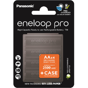 Аккумуляторы AA Eneloop PRO 2500mAh, 4шт, Panasonic BK-3HCDEC4CP