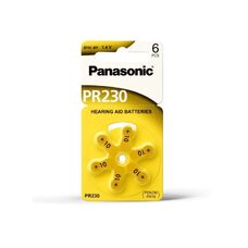 Батарейки для слуховых аппаратов PR230, 6шт, Panasonic, PR-230/6LB Батарейки для слуховых аппаратов PR230, 6шт, Panasonic, PR-230/6LB