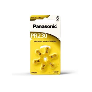 Батарейки для слуховых аппаратов PR230, 6шт, Panasonic, PR-230/6LB Батарейки для слуховых аппаратов PR230, 6шт, Panasonic, PR-230/6LB