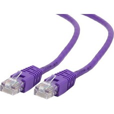 Patch Cord 2m, Purple, PP12-2M/V, Cat.5E, Gembird, molded strain r Patch Cord 2m, Purple, PP12-2M/V, Cat.5E, Gembird, molded strain r