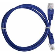 Patch Cord Cat.6, 2m, Blue, molded strain relief 50u" plugs, PP6-