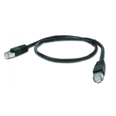 Patch Cord FTP Cat.5e 1m - black, PP22-1M/BK, Gembird, molded strain r Patch Cord FTP Cat.5e 1m - black, PP22-1M/BK, Gembird, molded strain r