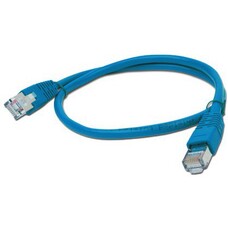 Патч-корд 0.5m, Blue, molded strain relief 50u" plugs Патч-корд 0.5m, Blue, molded strain relief 50u" plugs