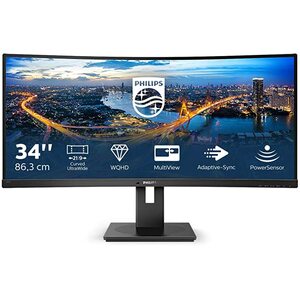Монитор 34" PHILIPS 345B1C, Black