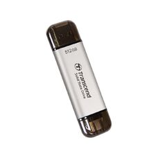 Портативный SSD 512TB Transcend ESD310S Silver, USB-A/C 3.2 Портативный SSD 512TB Transcend ESD310S Silver, USB-A/C 3.2