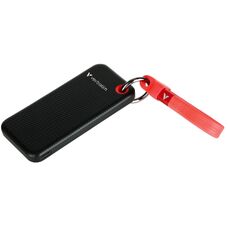 Портативный SSD M.2 1.0TB Verbatim Pocket USB 3.2 Gen 2, Black/Red Портативный SSD M.2 1.0TB Verbatim Pocket USB 3.2 Gen 2, Black/Red