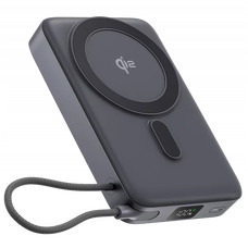 Power Bank 10000mAh Proove OverPower with Integrated Type-C Cable 35W, Gray