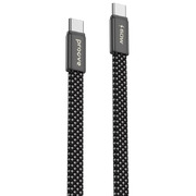 Кабель Type-C (Type-C), Proove AirLine 60W (1m), Black Кабель Type-C (Type-C), Proove AirLine 60W (1m), Black