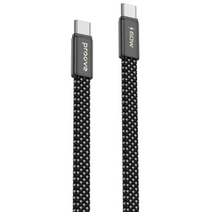 Кабель Type-C (Type-C), Proove AirLine 60W (1m), Black Кабель Type-C (Type-C), Proove AirLine 60W (1m), Black