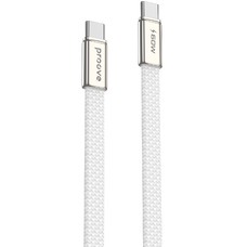 Кабель Type-C (Type-C), Proove AirLine 60W (1m), White