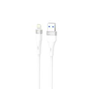 Кабель USB (Lightning), Proove Light Silicone Plus 2.4A (1m), White