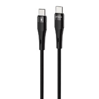 Кабель Type-C (Type-C), Proove Light Silicone Plus 60W (1m),Black