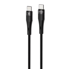 Кабель Type-C (Type-C), Proove Light Silicone Plus 60W (1m),Black