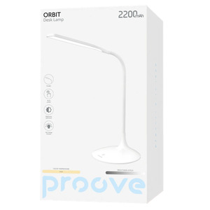 Настольная лампа Proove Orbit 2200 mAh, White Настольная лампа Proove Orbit 2200 mAh, White