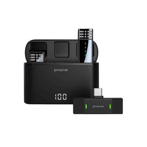 Беспроводной микрофон Proove Record Type-C (2 mic),Black Беспроводной микрофон Proove Record Type-C (2 mic),Black